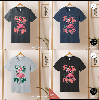 a group of t - shirts with flamingos on them