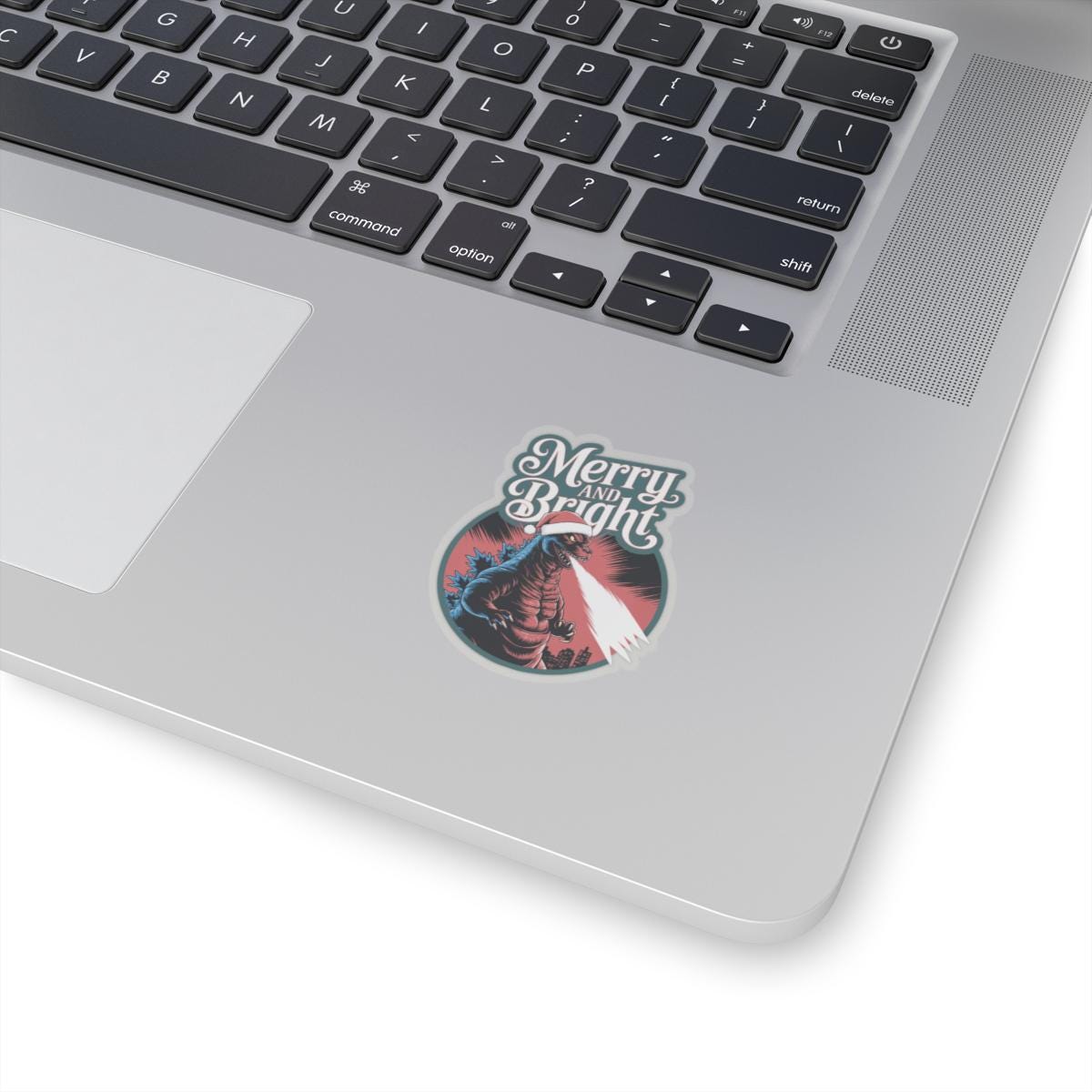 Vinyl decal godzilla christmas Godzilla Sticker, Laptop Sticker, Godzillas Vinyl Decal, Mothra Godzillas Decor, Kaiju Water Bottle Stickers