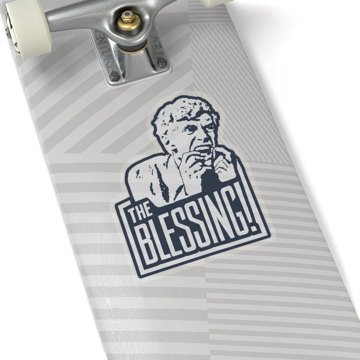 a close up of a skateboard with a sticker on it, National Lampoons Decal, Christmas Vacation stickers, Uncle Lewis Stocking Stuffer, Funny You Serious Clark Christmas Vinyl Laptop Stickers