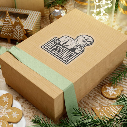 a box with a sticker of a man on it, National Lampoons Decal, Christmas Vacation stickers, Uncle Lewis Stocking Stuffer, Funny You Serious Clark Christmas Vinyl Laptop Stickers