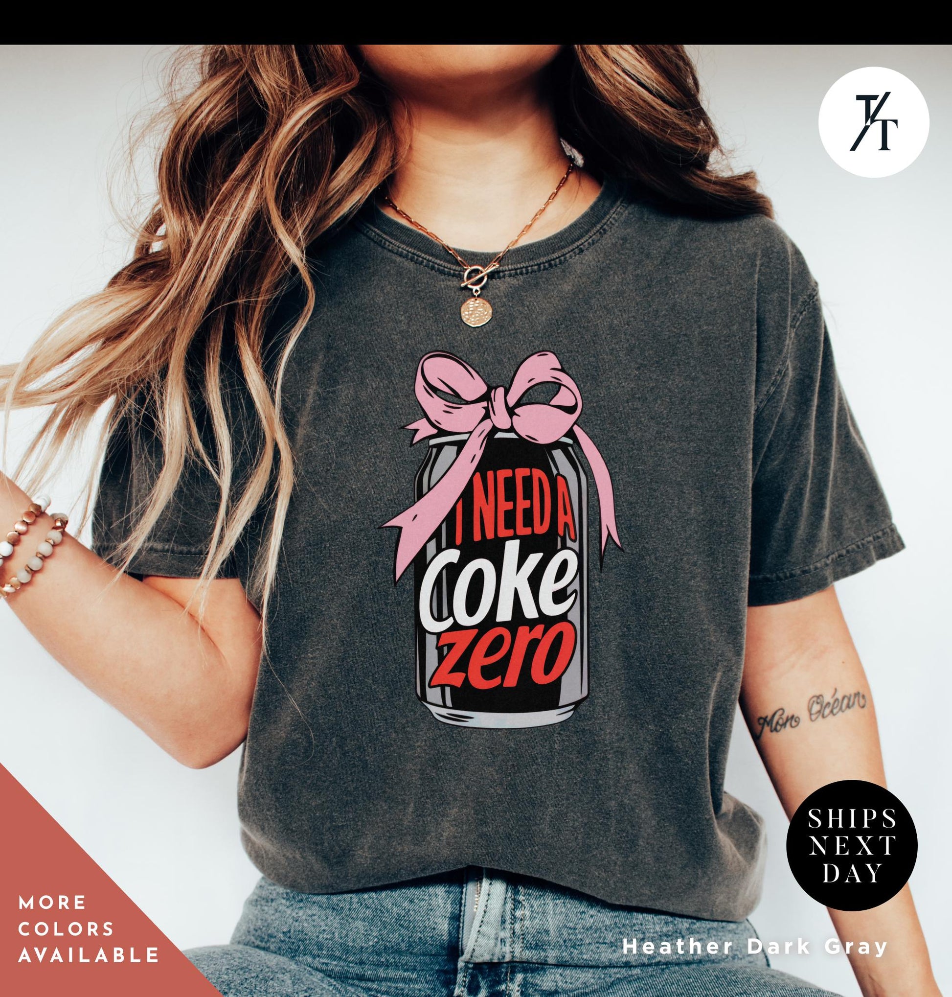 i need a coke zero shirt, coke zero coquette shirt Pink Bow shirt Gift For Her, Soda Lovers Gifts, funny coca cola Neutral Trendy Viral tee