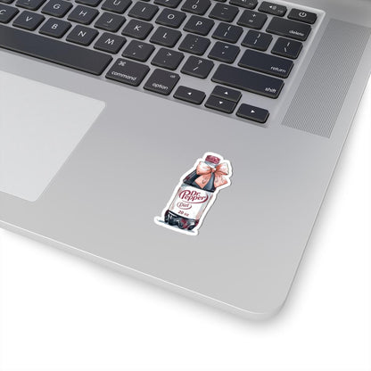 Diet Dr Pepper Sticker, Coquette Pink Bow Diet Dr Pepper Gift,  Laptop Stickers, Water Bottle Sticker, Waterproof Decal Hydroflask Stickers