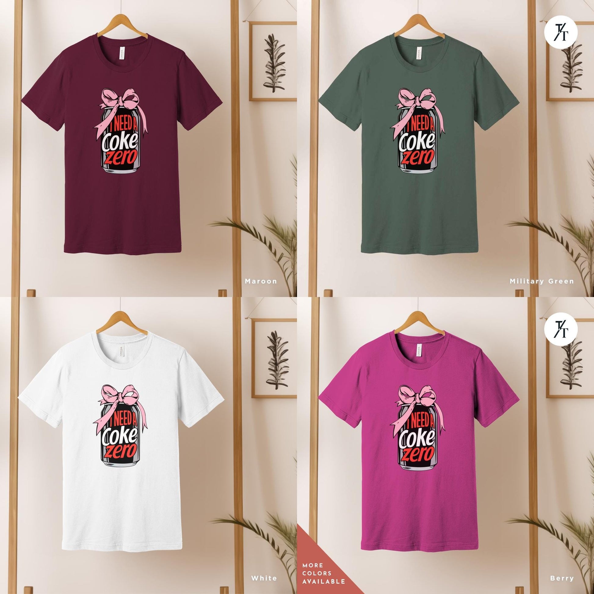 i need a coke zero shirt, coke zero coquette shirt Pink Bow shirt Gift For Her, Soda Lovers Gifts, funny coca cola Neutral Trendy Viral tee