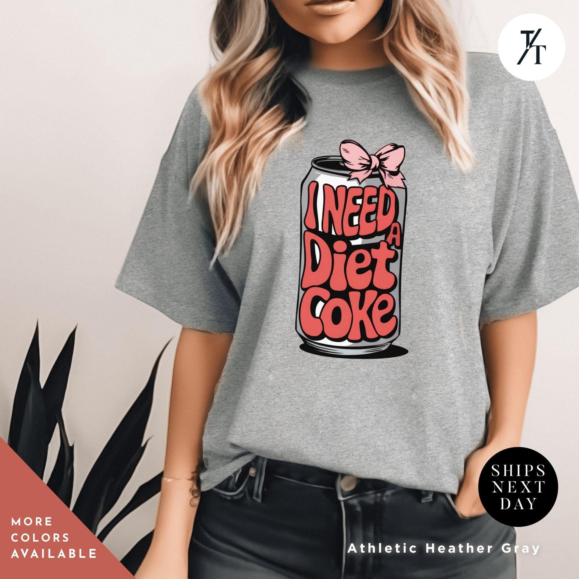 Diet Coke Shirt - Funny Meme Tee - Trendy Gift for Diet Coke Lovers - Unique Soda Can Apparel
