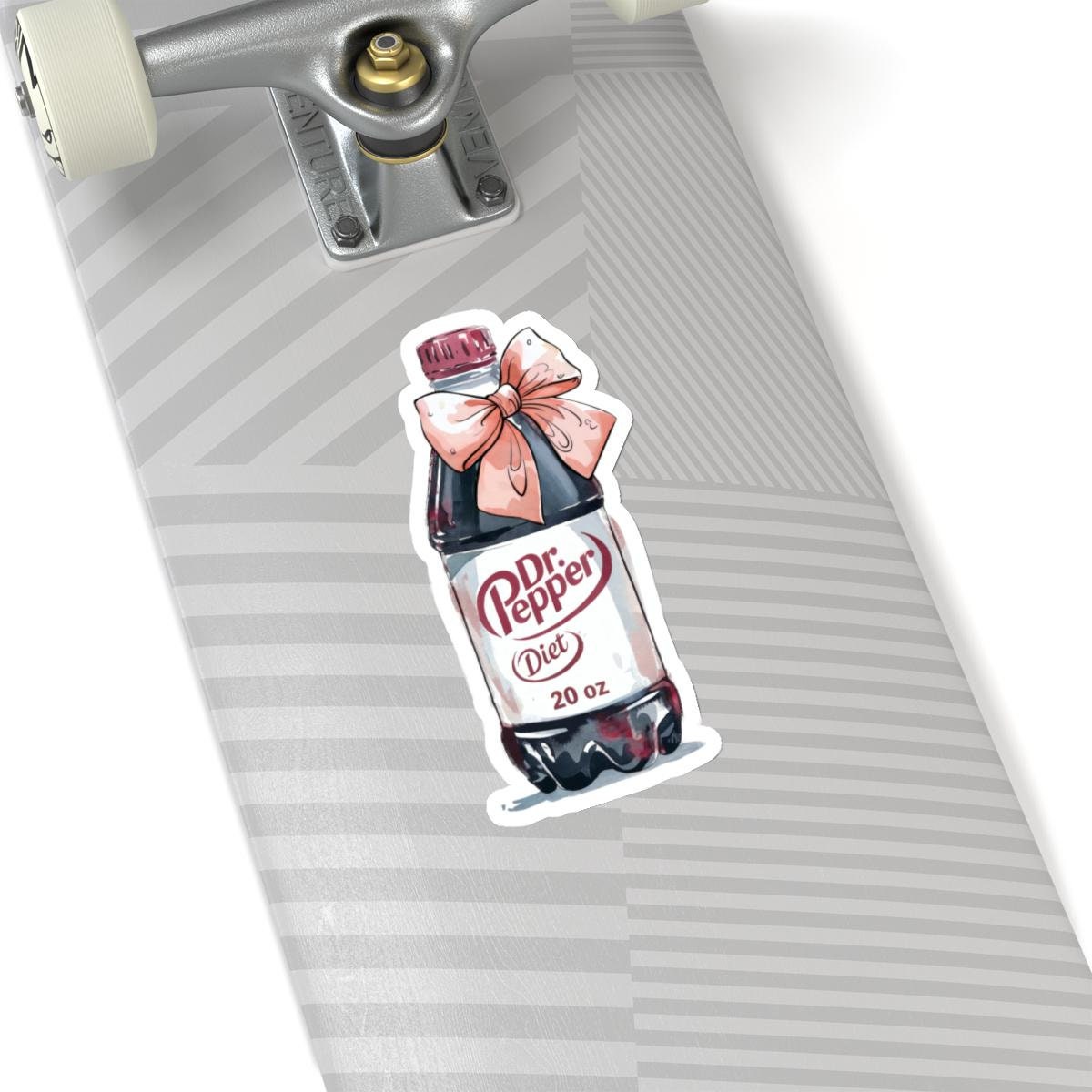 Diet Dr Pepper Sticker, Coquette Pink Bow Diet Dr Pepper Gift,  Laptop Stickers, Water Bottle Sticker, Waterproof Decal Hydroflask Stickers
