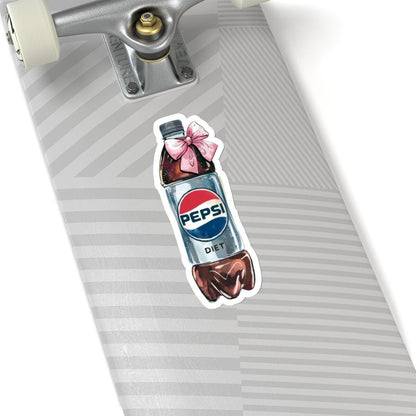 Diet Pepsi Sticker, Laptop Sticker, Diet Pepsi Addict, Diet Cola Waterproof Vinyl Stickers, Soda Can Drink Decal, Trendy Hydroflask Decal
