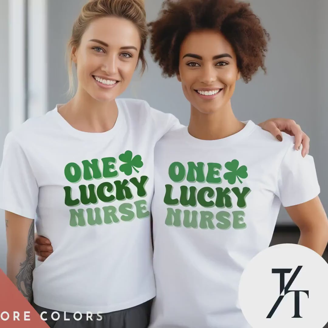 Emergency Nurse St Patricks Day Shirt, Registered Nurse Shamrock Tee, St Patty's Gift for Healthcare