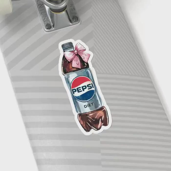 Diet Pepsi Sticker, Laptop Sticker, Diet Pepsi Addict, Coca Cola Waterproof Vinyl Stickers, Soda Can Drink Decal, Trendy Hydroflask Decal
