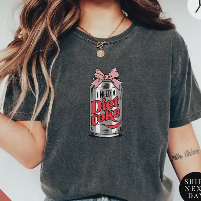 diet coke can shirt - Funny Meme Tee - Trendy Gift for Diet Coke Lovers - soda lover shirt - Unique Soda Can Apparel
