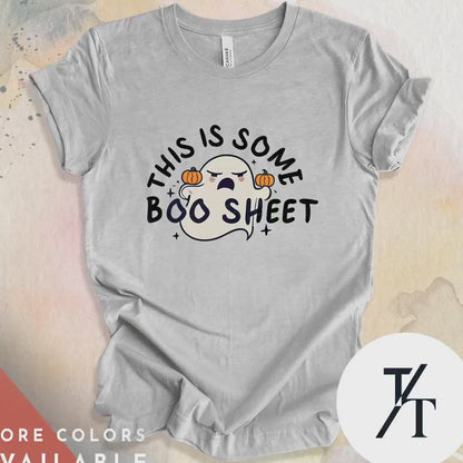 Ghost this is some boo sheet shirt, Funny Halloween Tee, Halloween Gift, Spooky Season Shirt, Ghost Spooky Season Tee