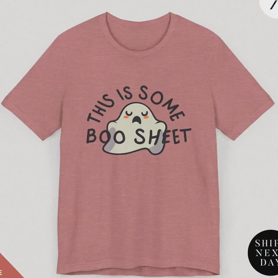 this some boo shit shirt, Funny Halloween ghost this Is Some Boo Sheet Ghost Shit shirt, Funny Halloween cute spooky season ghosts tshirt